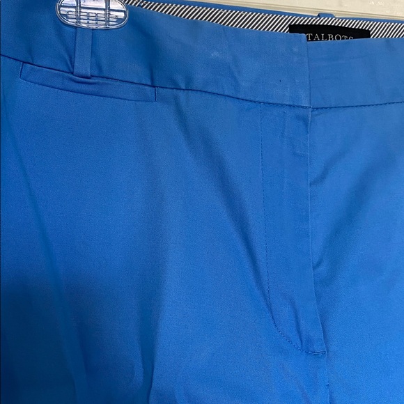 Talbots woman’s sky Blue cropped Pants sz 16w CURVY - Picture 2 of 10